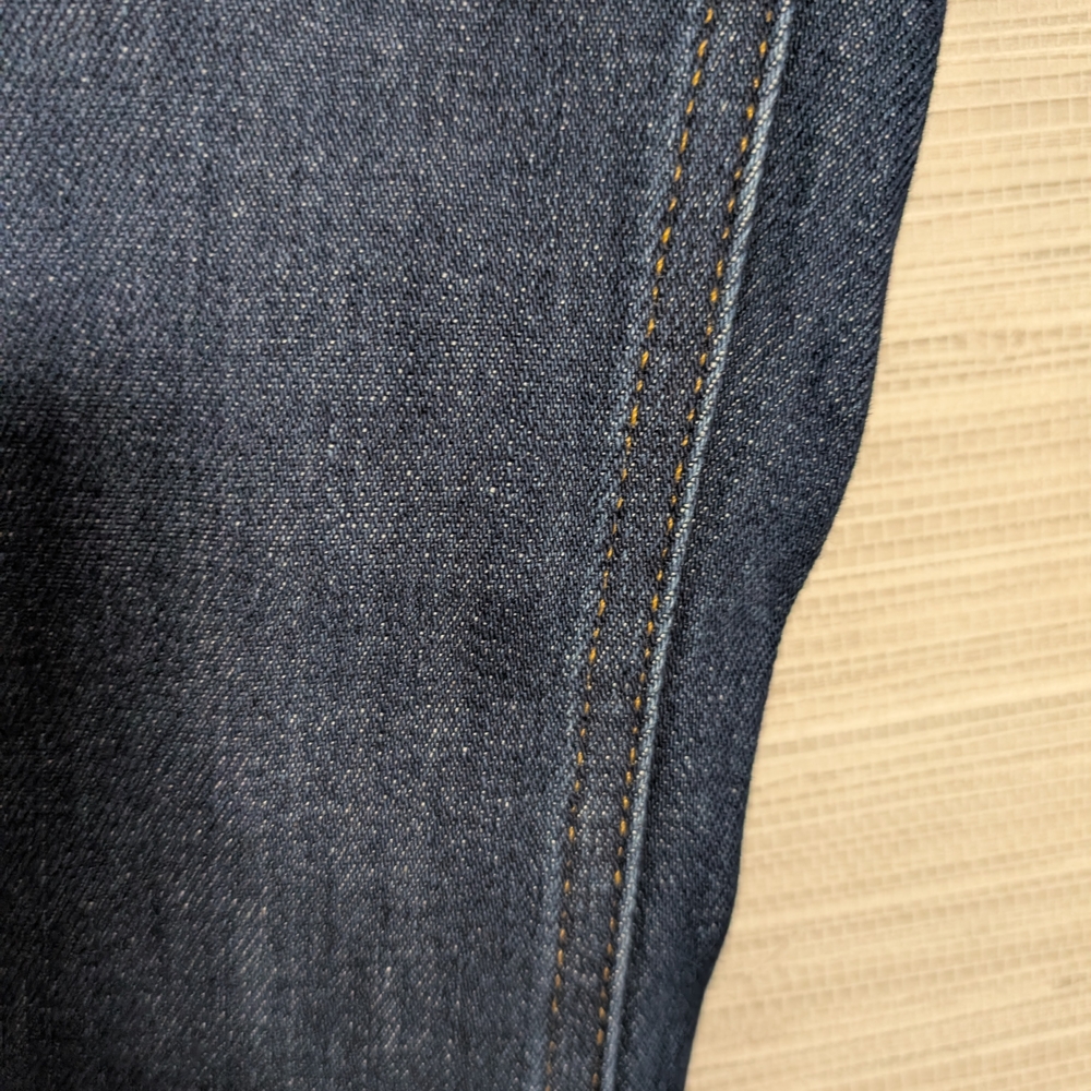 Aligne Denim Slim Flare Ocean Blue Jeans 26 NWT Dark Wash - Picture 7 of 12